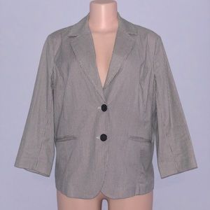 Talbots Striped Blazer Woman’s size 12 Top Coat